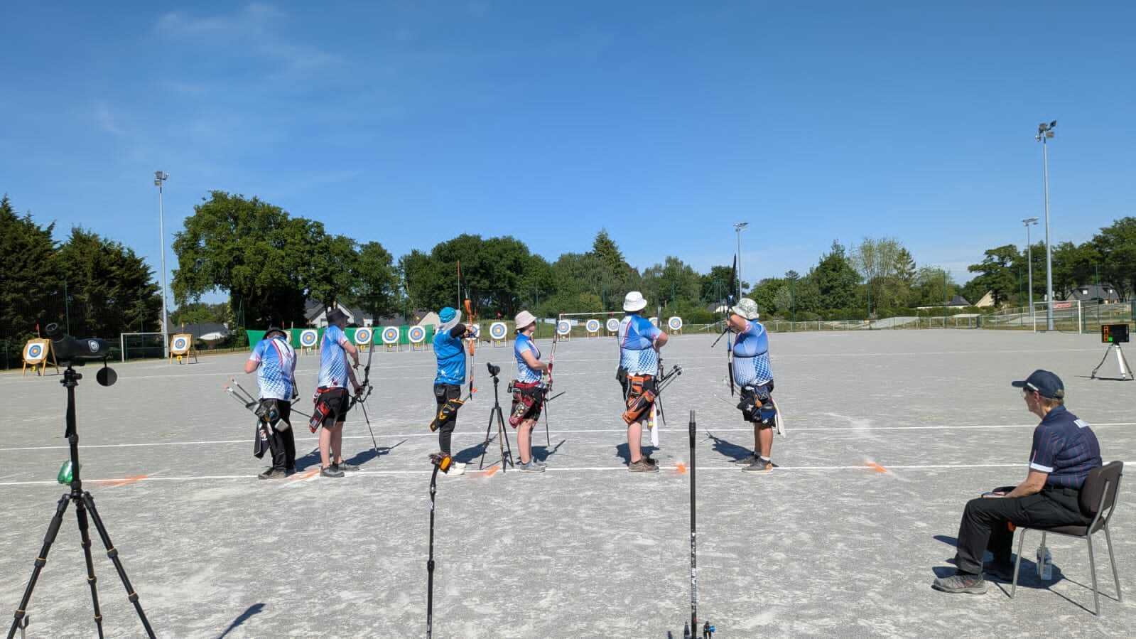 Le soleil printanier a fait "sortir" nos archers !