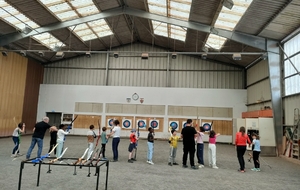Animation tir à l'arc pour les jeunes de St Jacques avec l'OJS