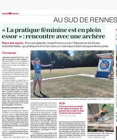 Zoom sur une archère "multi-rôles" : Charlotte K 🏹🎯
