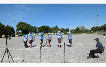 Le soleil printanier a fait "sortir" nos archers !