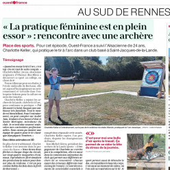 Zoom sur une archère "multi-rôles" : Charlotte K 🏹🎯